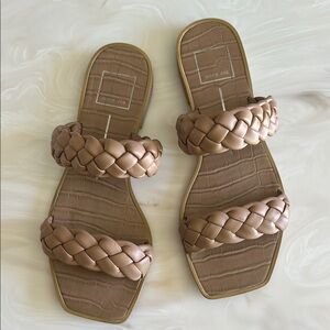Dolce Vita Women's Braided Tan Sandals